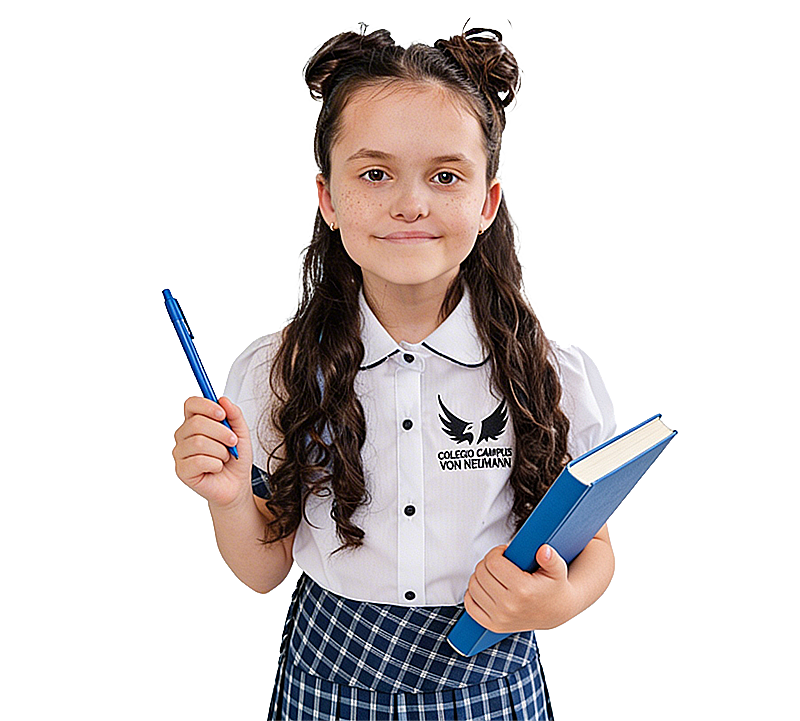 Estudiante Infantil Niña Colegio Campestre en Floridablanca Von Neumann